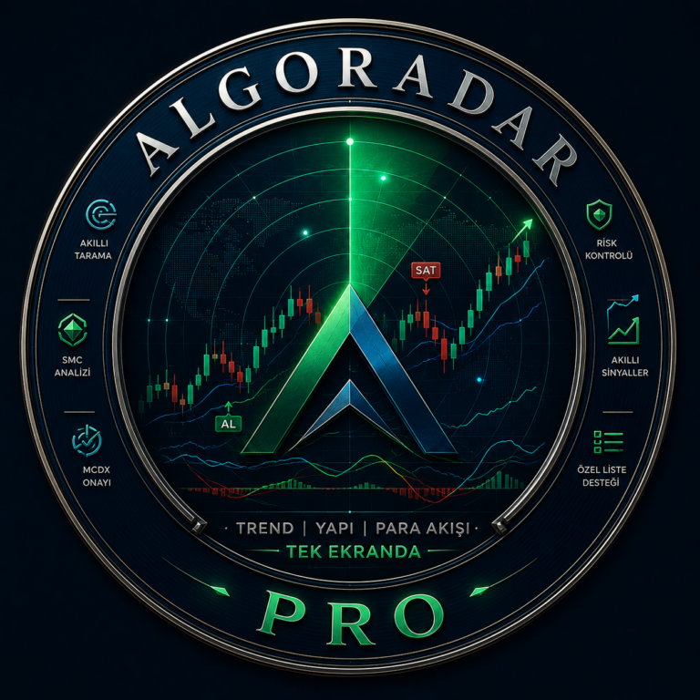 AlgoRadar – Otomatik BIST Sinyal Taraması AL/SAT İndikatörü (Dijital Lisans)